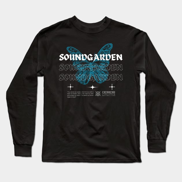 Soundgarden // Butterfly Long Sleeve T-Shirt by Saint Maxima